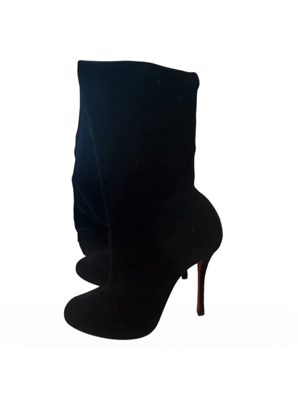 Christian Louboutin Classe over the knee velvet boots RETAIL 2,995